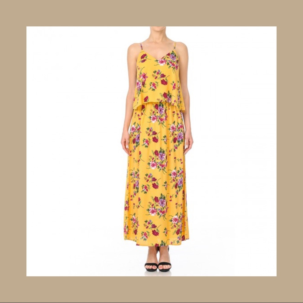 New floral maxi dress